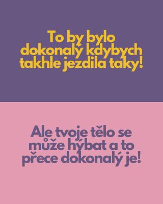 Někdy nám naše hlava úplně nehraje do karet, ale zkus se s ní domluvit tak, že se na věci podíváš z té pozitivní stránky a...