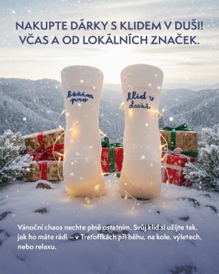 Klid v duši, pohodlné ponožky na nohách a místo shonu letos čas na běh, odpočinek a pohodičku! Vybereš si z dosud plných...